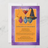 Invitation Halloween Costumes et Cocktails Party (Devant)