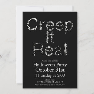 Invitation Halloween Crée un squelette d'os de colonne vertéb