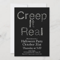 Halloween Creep It Real Skeleton Bones Spine