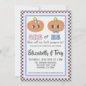 Invitation Halloween Cute Citrouille Super Genre Reved (Devant)