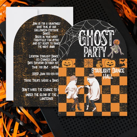 INVITATION HALLOWEEN DANSE