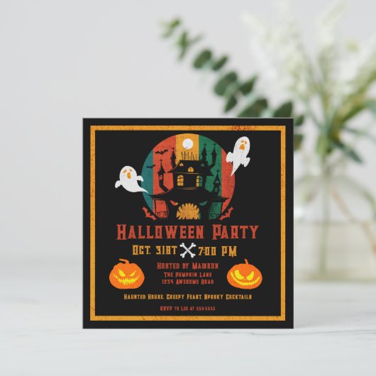 Invitation Halloween de Grunge Haunge (Debout devant)