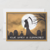 Invitation Halloween de la couche (Devant)