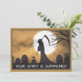 Invitation Halloween de la couche (Debout devant)