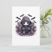 Invitation Halloween de la Faucheuse de Chibi - Adorable Fant (Debout devant)