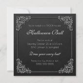 Invitation Halloween de la lanterne Jack O' (Dos)