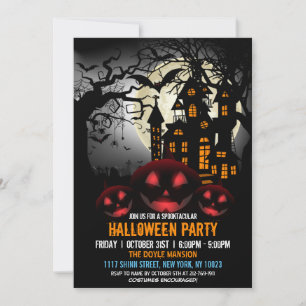 Invitation Halloween de la Maison de la Maison de la Maison d
