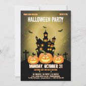 Invitation Halloween de la maison Spooktacular Dark (Devant)