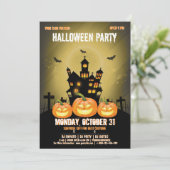 Invitation Halloween de la maison Spooktacular Dark (Debout devant)