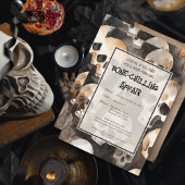 Invitation Halloween des crânes éffrayants
