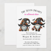 Invitation Halloween des sept nains (Devant / Derrière)