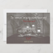 Invitation HALLOWEEN Dîner (Dos)