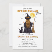 Invitation Halloween du parti spooktaculaire (Devant)