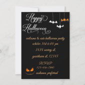 Invitation Halloween écrivez votre texte (Devant)