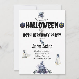 Invitation Halloween Éffrayant