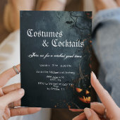 Invitation Halloween éffrayant Et Citrouille