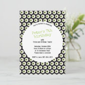Invitation Halloween effrayant Eyeball Anniversaire Invitatio (Debout devant)