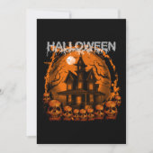 INVITATION HALLOWEEN EFFRAYANT HAUNTED HOUSE SKULLS (Devant)