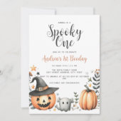 Invitation Halloween Éffrayant premier (Devant)