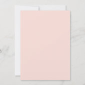 Invitation Halloween Éffrayant rose Super Fantôme Anniversair (Dos)