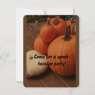 Invitation Halloween est au coin de la rue célébraye citrouil