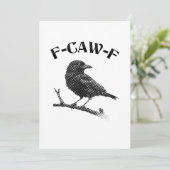 Invitation Halloween F-CAW-F du Corbeau (Debout devant)