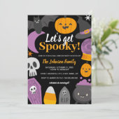 Invitation Halloween Faisons la Éffrayante (Debout devant)