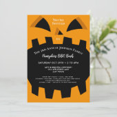 Invitation Halloween Fall Famille amis Réunion ou fête (Debout devant)