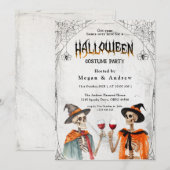 Invitation Halloween familial annuel (Devant / Derrière)