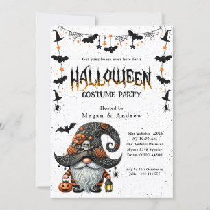 Invitation Halloween familial annuel