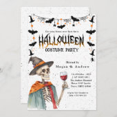 Invitation Halloween familial annuel (Devant / Derrière)