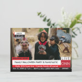 Invitation Halloween Famille Rompre TV Actualités Fabuleux (Debout devant)