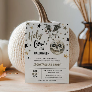 Invitation Halloween Fantaisiste et Effrayant sur le thème de