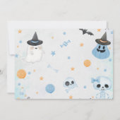 Invitation Halloween Fantôme 2ème anniversaire de fête Photo (Dos)