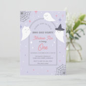 Invitation Halloween Fantôme Arch Frame Anniversaire (Debout devant)