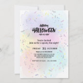 Invitation Halloween fantôme éffrayant (Dos)