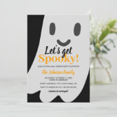 Invitation Halloween Fantômes Épiques (Debout devant)