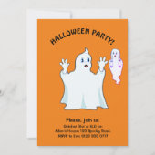 Invitation Halloween Fantômes Trumpy & Munchy (Devant)