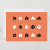 Invitation Halloween Faucheuse (Dos)