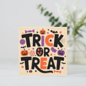 Invitation Halloween - festivités fantomatiques (Debout devant)