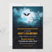 Invitation Halloween, fête d'anniversaire Hallowee (Devant)