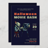 Invitation Halloween fêter films d'horreur nuit Imp Gremlin (Devant / Derrière)