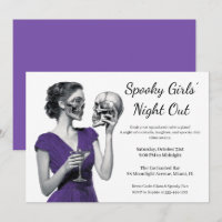Halloween Filles Nuit dehors | Cocktail éffrayant