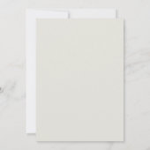 Invitation Halloween florale beige (Dos)