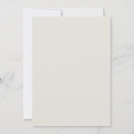 Invitation Halloween florale beige (Dos)