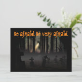 INVITATION HALLOWEEN FOREST CEMENTERS - SOYEZ PEUR, SOYEZ PEU (Debout devant)