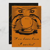 Invitation Halloween Fortune (Devant / Derrière)