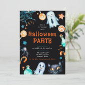 Invitation Halloween Frame Business Entreprise Bureau Parti (Debout devant)