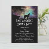 Invitation Halloween Galaxy Wolf Costume Sweet 16 Anniversair (Debout devant)