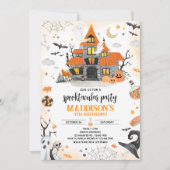 Invitation Halloween Ghost Spooktacular Anniversaire (Devant)